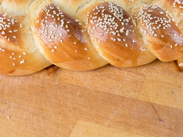 Hausgemachtes rundes Brot — Stockfoto