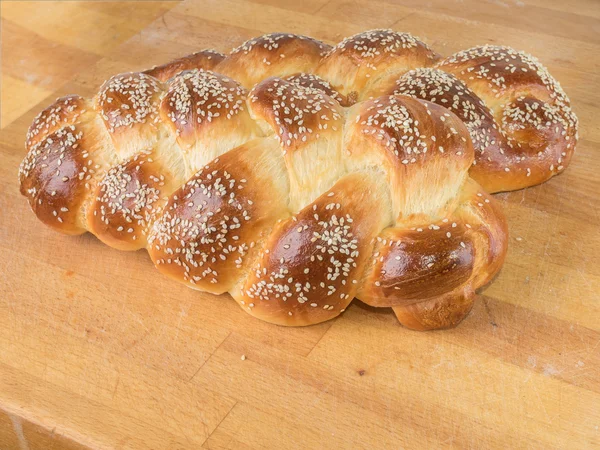 Hausgemachtes rundes Brot — Stockfoto