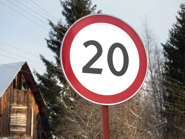 Hız sınırlama yol işareti