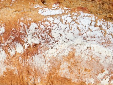 evde pişmiş ekmek closeup