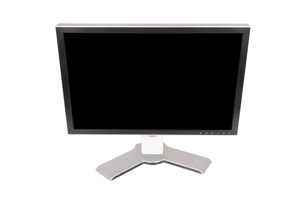 Monitor grande em um fundo branco — Fotografia de Stock