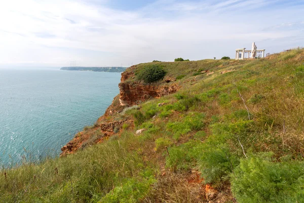 Bulgaria, Mar Negro. Paisaje costero. Cabecera de Kaliakra — Foto de Stock