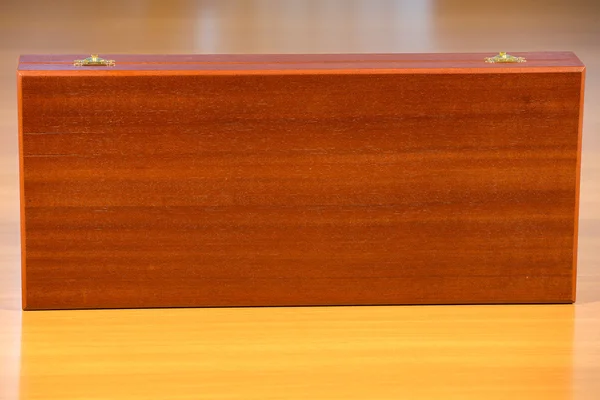 Krásný dřevěný box — Stock fotografie