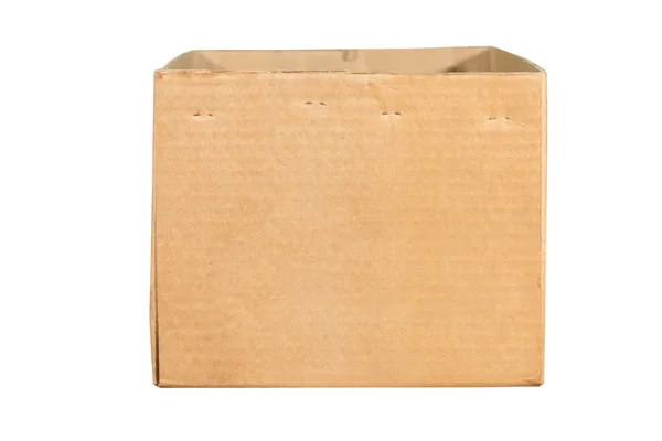 Otevřít kartonovou krabici — Stock fotografie