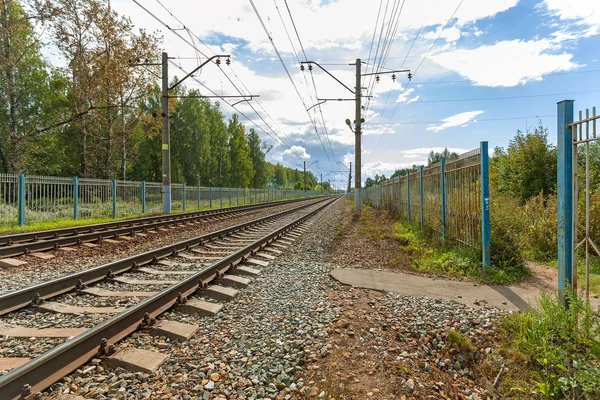 Railway road — Stock Photo, Image