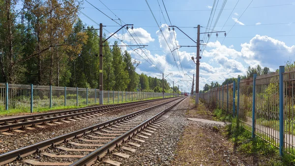 Silnice železnice — Stock fotografie