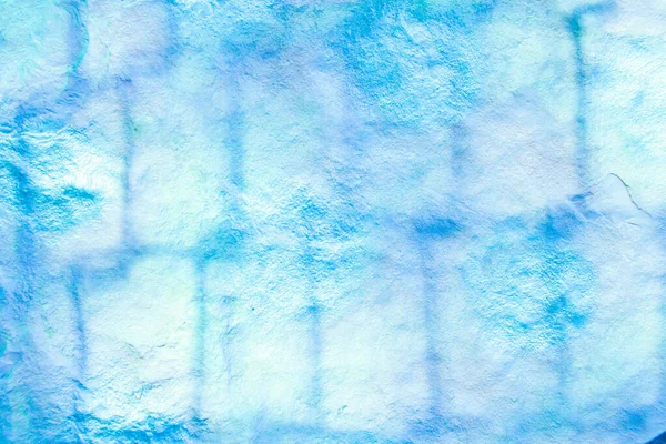 Textuur Van Steen Geschilderd Met Blauwe Verf — Stockfoto