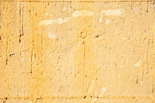 Faktura Żółtej Ściany Pokrytej Tynkiem Objętościowym Miejsce Tekst Miejsce Kopię — Zdjęcie stockowe