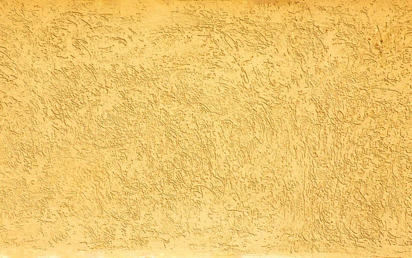 Textura Uma Parede Amarela Escura Coberta Com Gesso Volumétrico Espaço — Fotografia de Stock