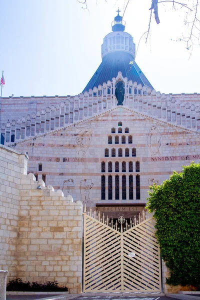 Базилика Благовещения Назарет Израиль — стоковое фото