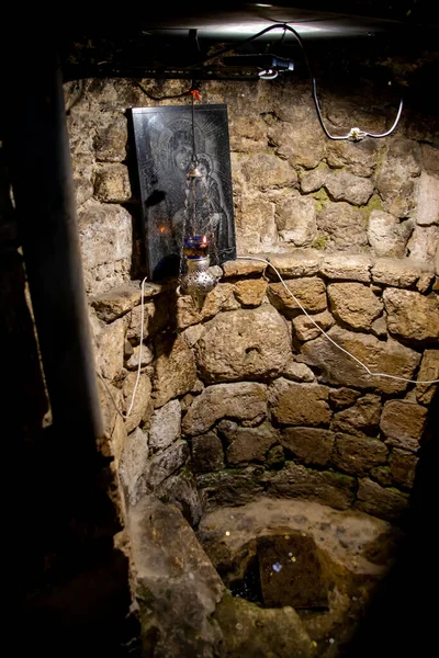 Nazareth Israel April 2021 Virgin Mary Well Greek Orthodox Church — 图库照片