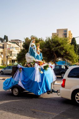 İsrail, Hayfa - 18 Nisan 2021: 