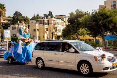 İsrail, Hayfa - 18 Nisan 2021: 