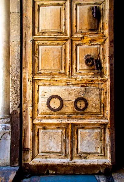 Jerusalem Israel April 2021 Doors Church Holy Sepulcher City Jerusalem — Stock Photo, Image