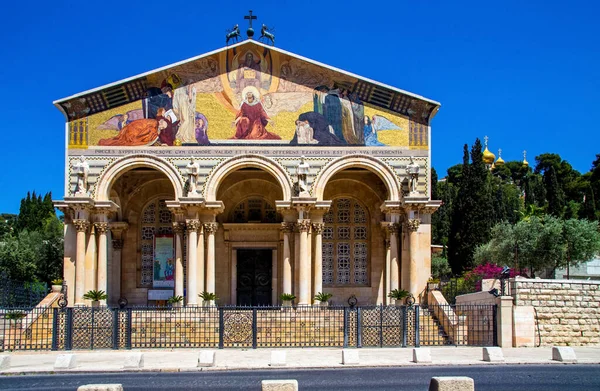 Иерусалим Израиль Апреля 2021 Года Церковь Наций Базилика Агонии Римско — стоковое фото