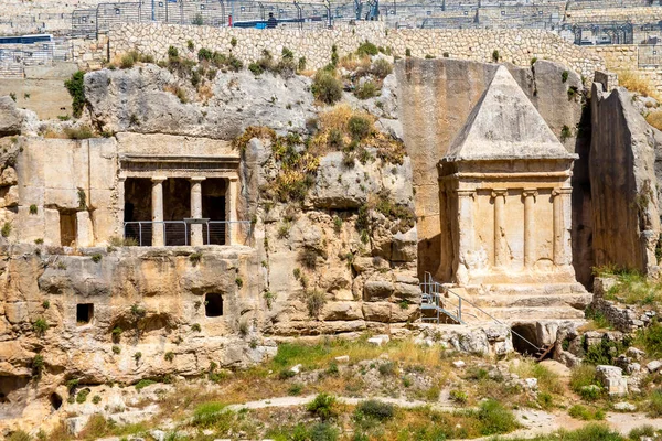 Jerusalem Israel April 2021 Tomb Benei Hezir Tomb Zechariah Stock Image