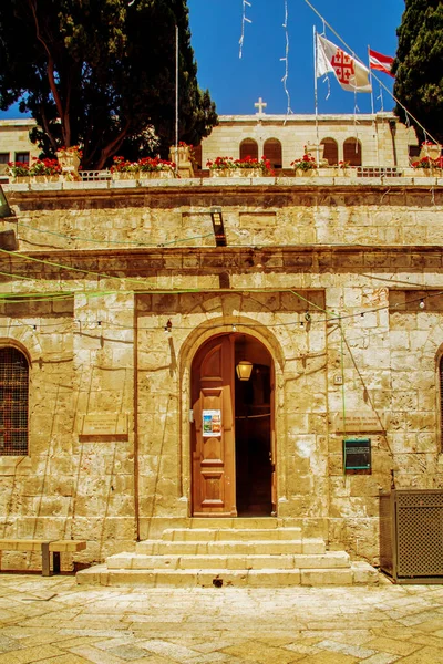 Jérusalem Israël Avril 2021 Entrée Hospice Autrichien Sainte Famille Refuge — Photo