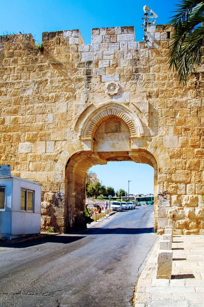 Jerusalem Israel April 2021 Dungporten Eller Mughrabi Gate Eller Silwan — Stockfoto