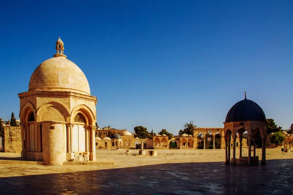 Cupola Dell Ascensione Luogo Cui Maometto Ascese Cielo Monte Del — Foto Stock