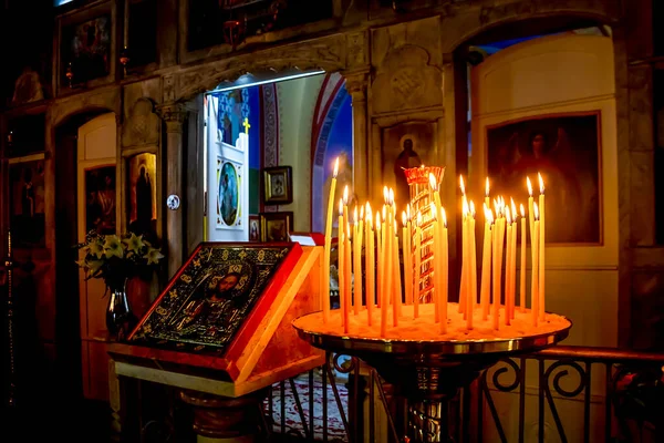 Haifa Israel Maio 2021 Dentro Igreja Profeta Elias Haifa Israel — Fotografia de Stock