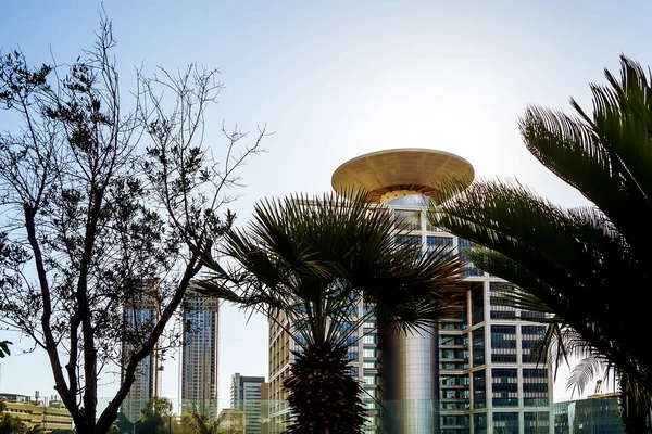 Tel Aviv Israel Junio 2021 Torre Matcal Edificio Pisos Base — Foto de Stock