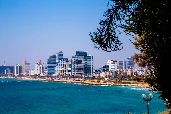 이스라엘 아비브 2021 텔아비브에서 야파에서 바라본 — 스톡 사진