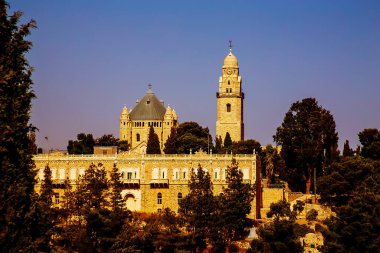 Hagias Zion Manastırı, Kudüs, İsrail 'in arkasındaki yatakhane.