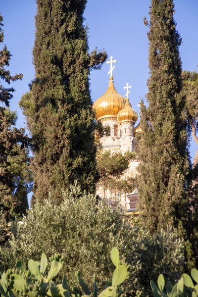 Gerusalemme Israele Lug 2021 Chiesa Santa Maria Maddalena Nel 1880 — Foto Stock