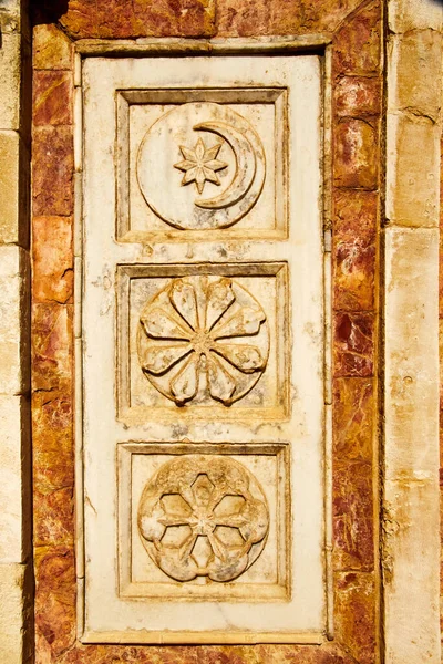 Израиль Иерусалим Старый Город Храмовая Гора Фрагмент Летнего Пульпита — стоковое фото