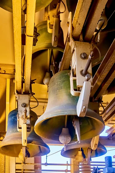 Campane Carillon Nel Campanile Osservazione Punto Riferimento Con Una Vista — Foto Stock