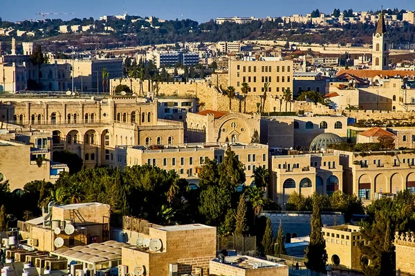 Ymca 예루살렘 탑에서 바라본 예루살렘 도시의 — 스톡 사진