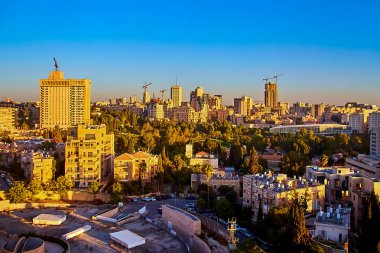 Kudüs 'ün YMCA Kulesi' nden görünüşü, 