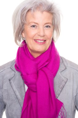 gülümseyen kadın kıdemli 