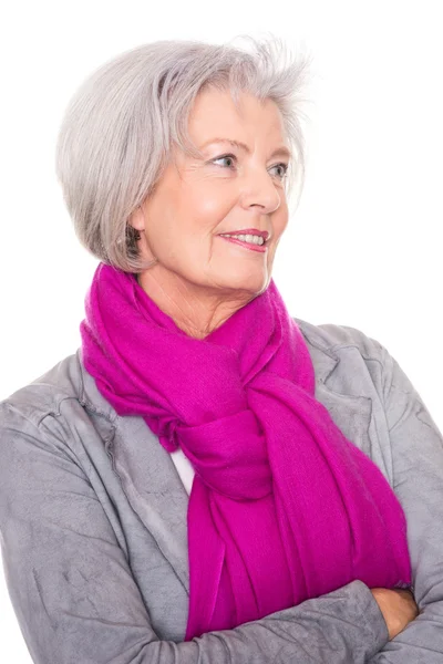 Mujer mayor sonriente — Foto de Stock