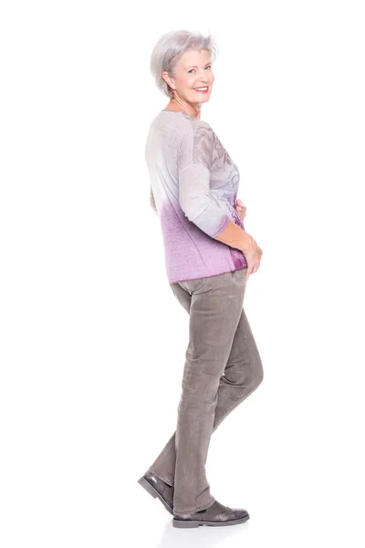 Senior woman standing — Stock Photo, Image