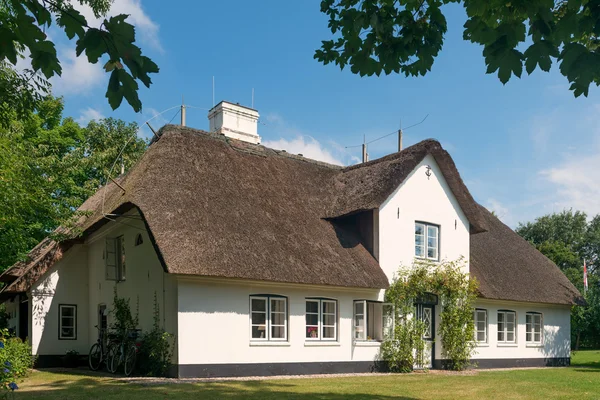 House with thatched roof — Stock Photo, Image