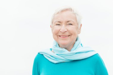 gülümseyen kadın kıdemli