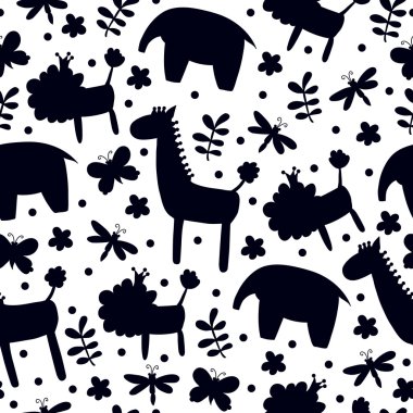 Desen hayvanlar olan çocuklar için