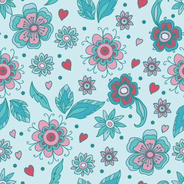 Kusursuz çiçek deseni