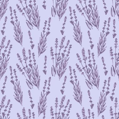 Grafik lavanta desen.