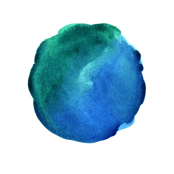 Абстрактная синяя окружность — стоковое фото