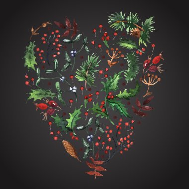 Noel kalp bitkiler ile