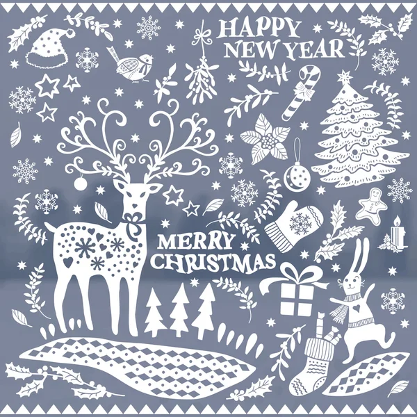 Christmas image — Stock Vector