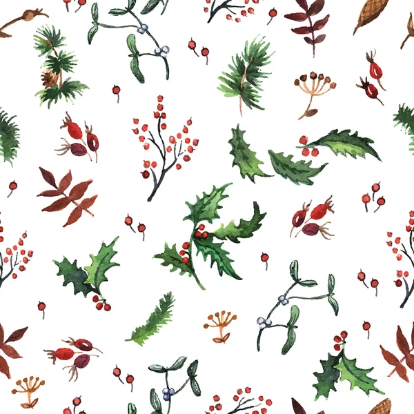 Plantas de Navidad — Vector de stock