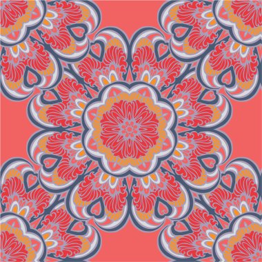 Abstract decorative ethnic geometric pattern.