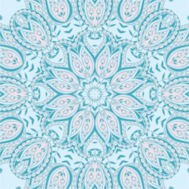 Delicate decorative lace mandala.