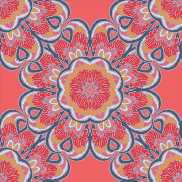 Abstract decorative ethnic geometric pattern. — Wektor stockowy