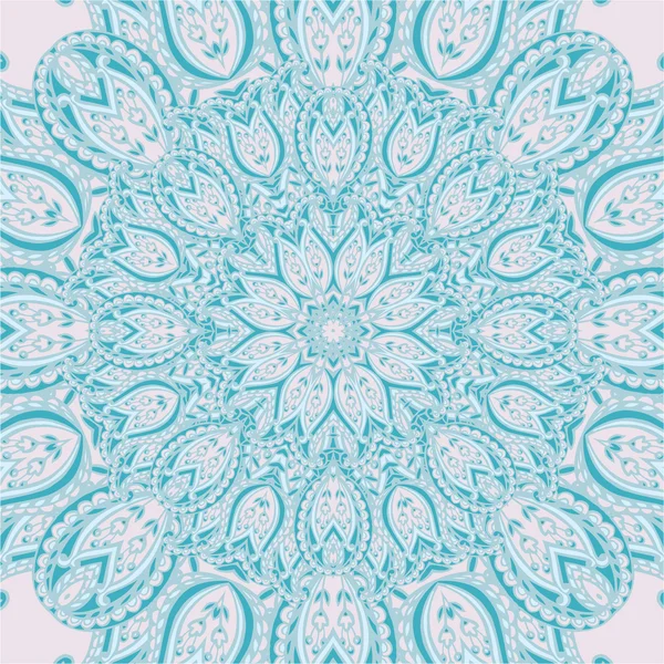 Delicado mandala de encaje decorativo . — Vector de stock