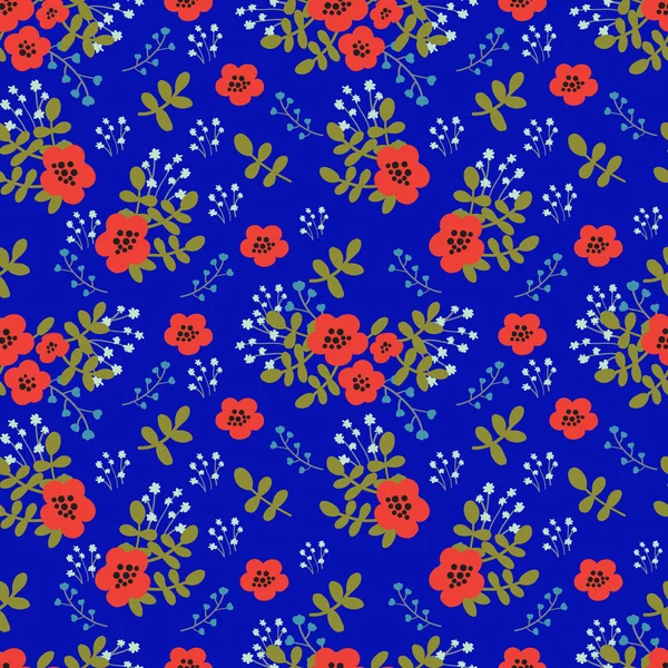 Vintage floral pattern — Stock Vector