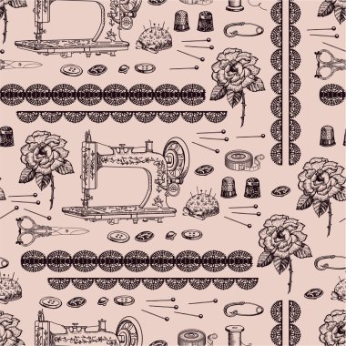 aksesuarlar, iğne işi deseni